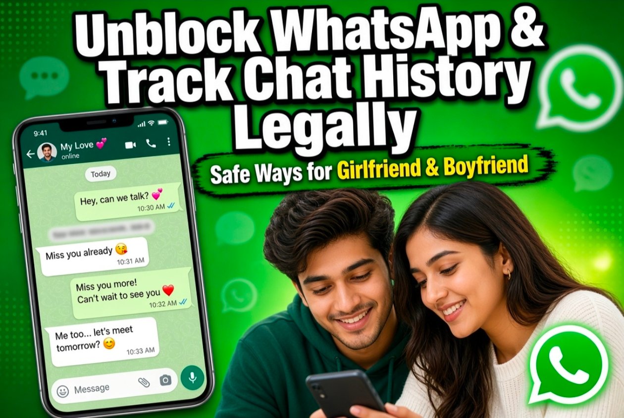 Unblock WhatsApp & Track Chat History Legally: Safe Ways for Girlfriend & Boyfriend
