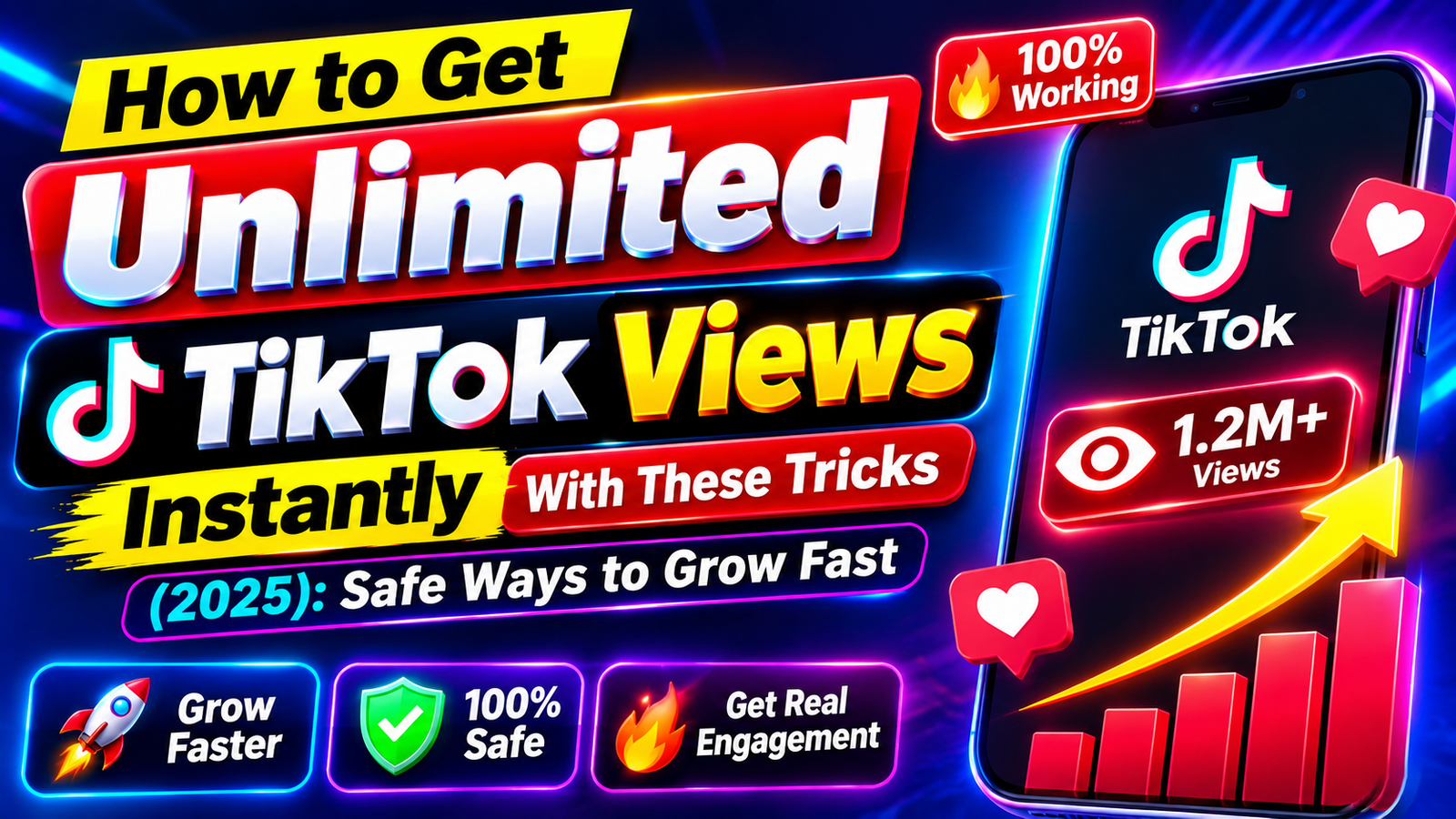 How to Get Unlimited TikTok Views Instantly With These Tricks (2025): Safe Ways to Grow Fast