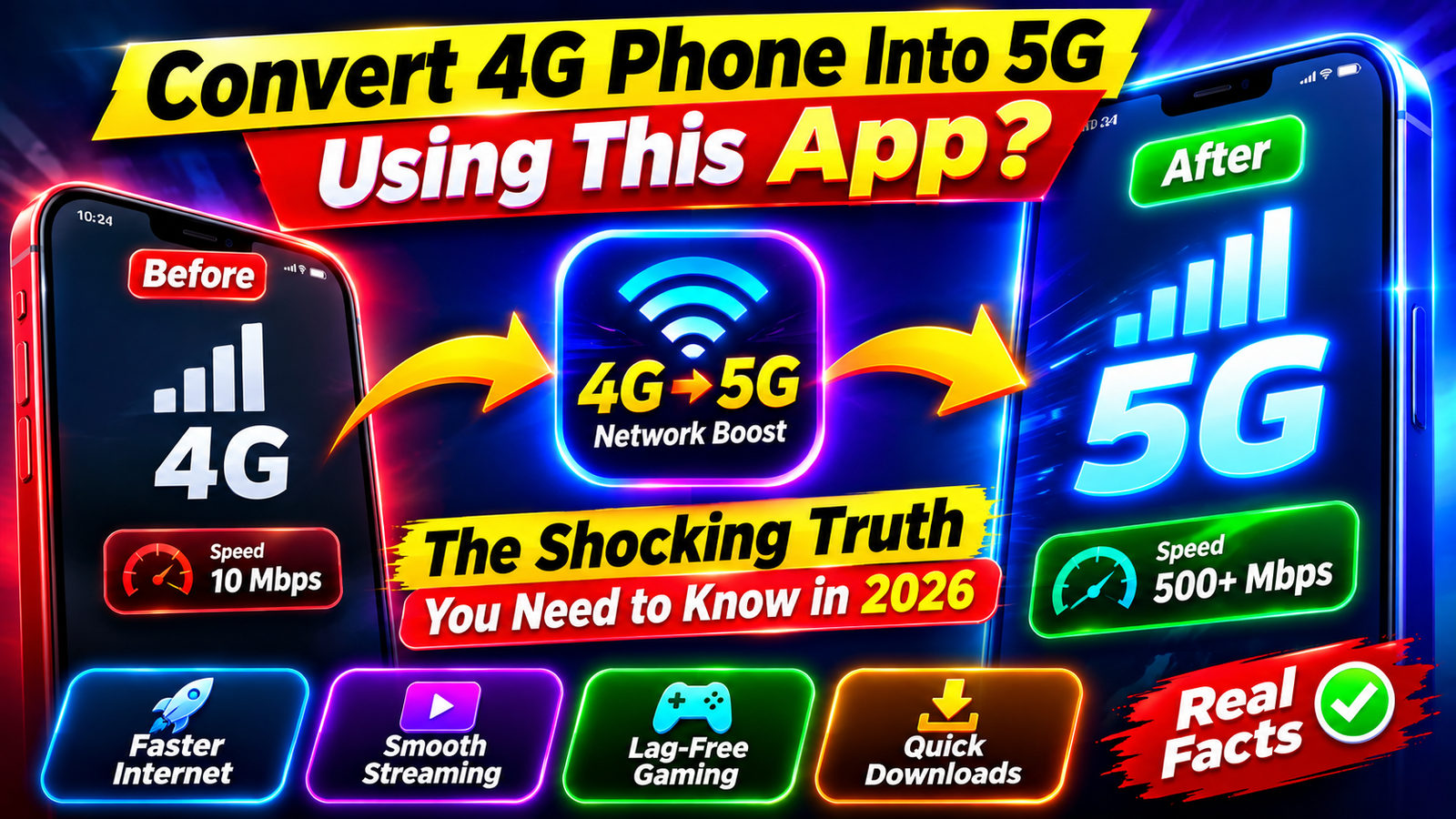 Convert 4G Phone Into 5G Using This App? The Shocking Truth You Need to Know in 2026